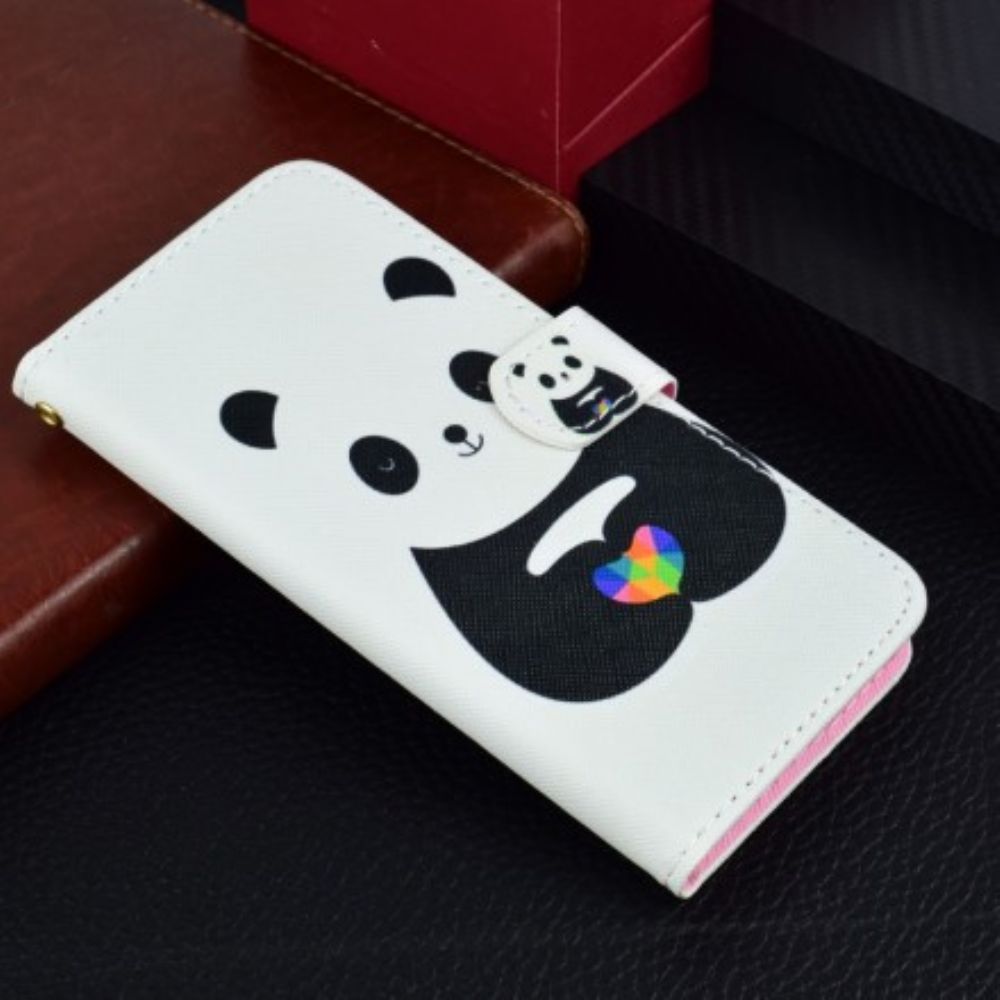 Flip Case Für Huawei Y5 2018 Panda-liebe