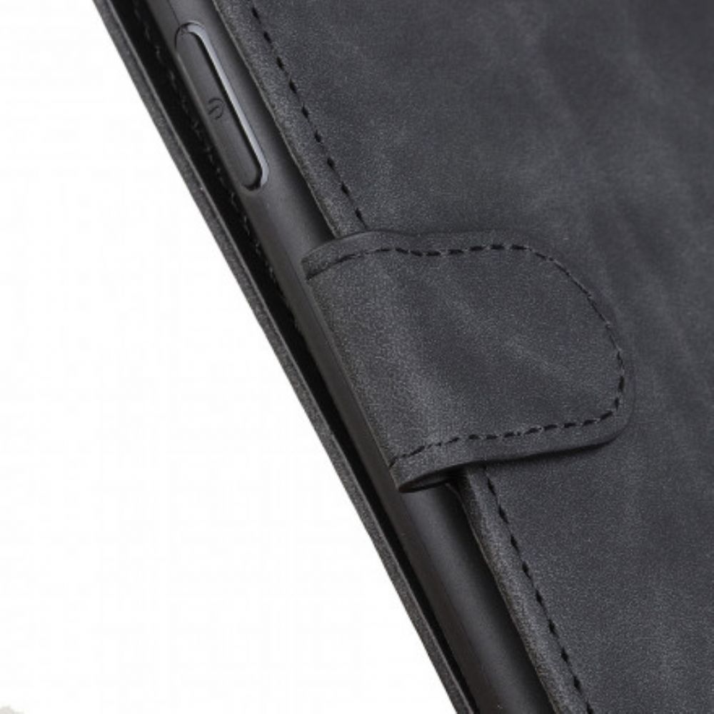 Flip Case Für OnePlus 9 Vintage Ledereffekt Khazneh