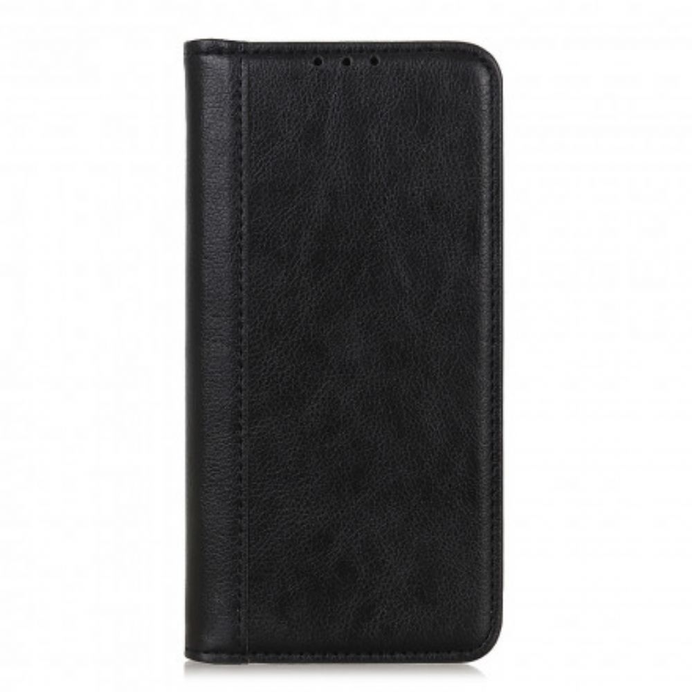 Schutzhülle Für OnePlus 9 Flip Case Elegance Litschi-spaltleder