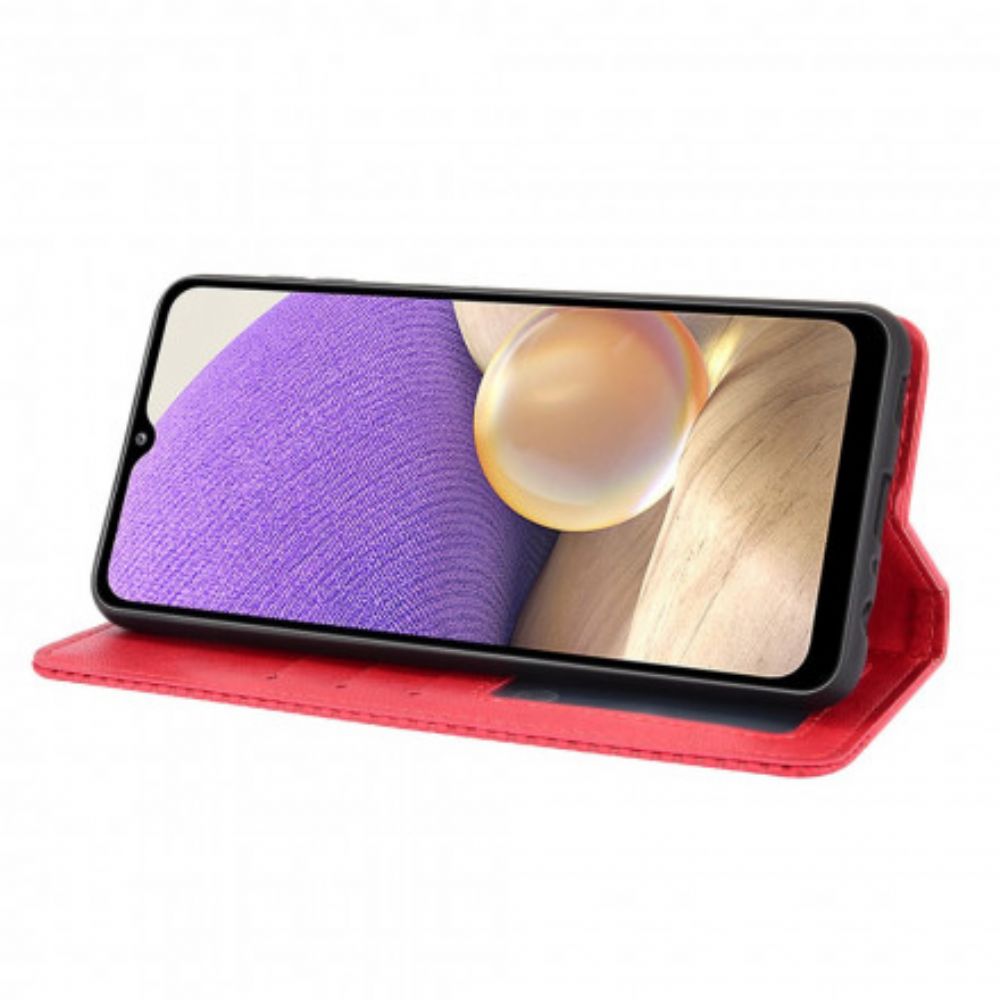 Schutzhülle Für OnePlus 9 Flip Case Gestylter Vintage-leder-effekt