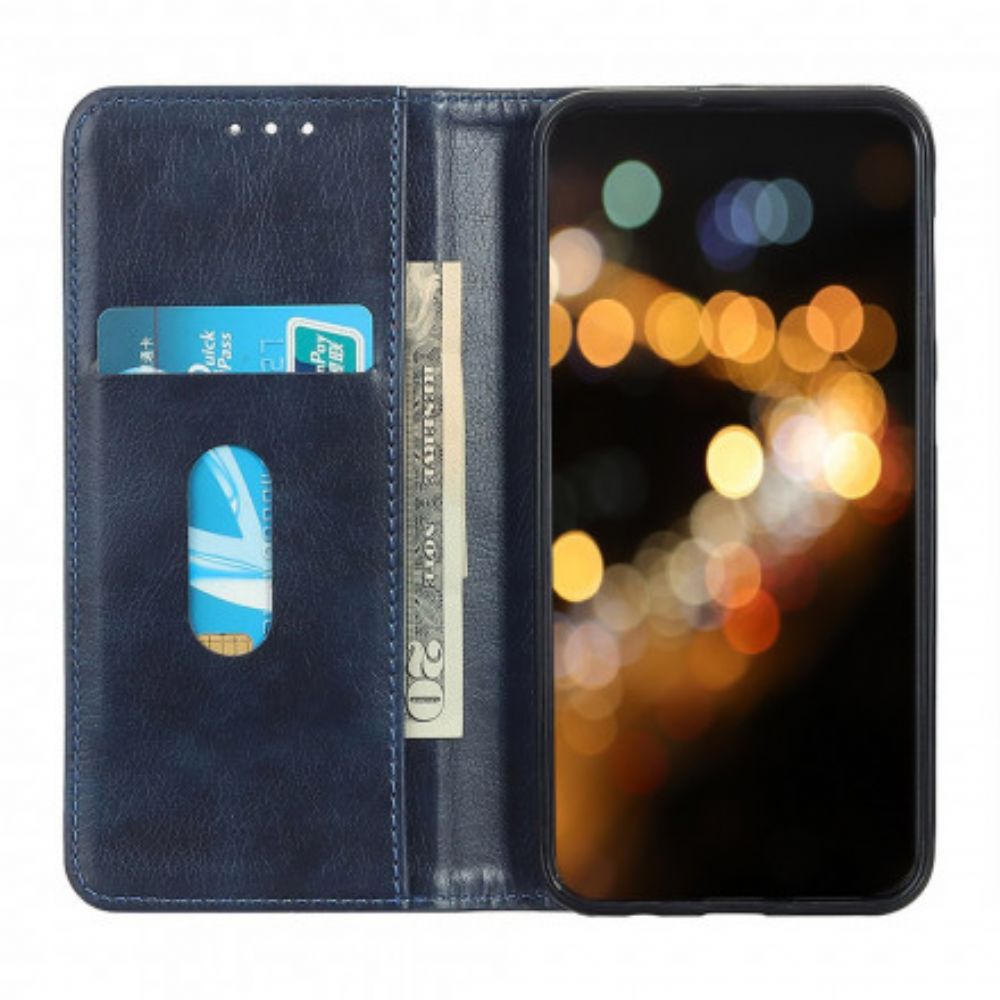 Schutzhülle Für OnePlus 9 Flip Case Litchi-spaltleder