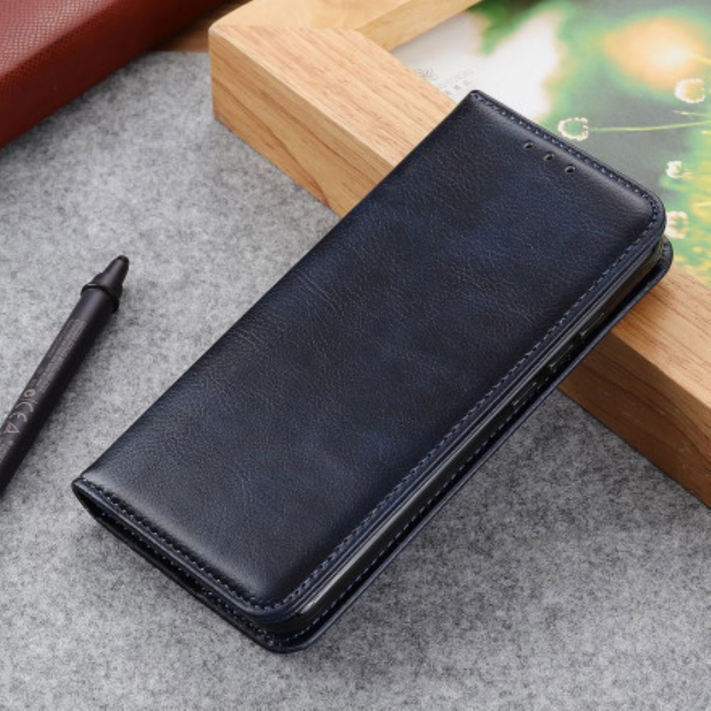 Schutzhülle Für OnePlus 9 Flip Case Litchi-spaltleder