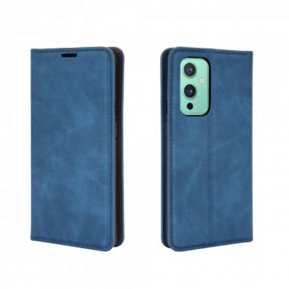 Schutzhülle Für OnePlus 9 Flip Case Seidenweicher Ledereffekt