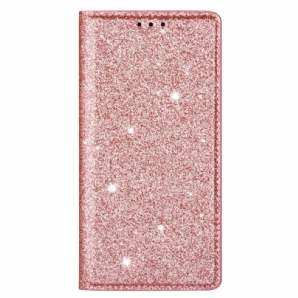 Flip Case iPhone 16 Pro Glitzer