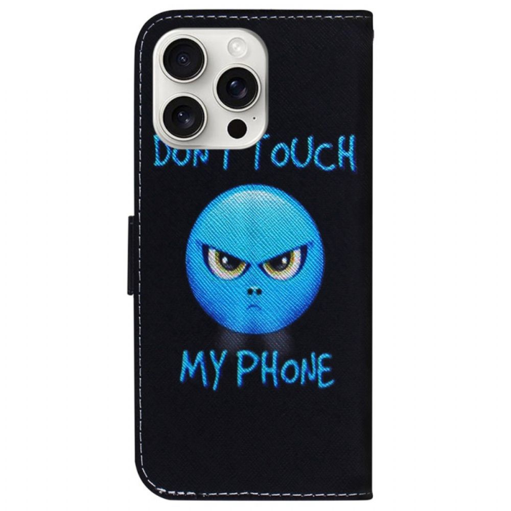 Lederhüllen iPhone 16 Pro Telefon-emoji