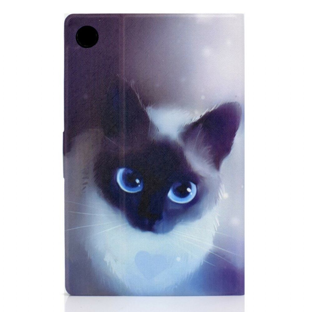 Flip Case Für Huawei MatePad T 8 Blauäugige Katze