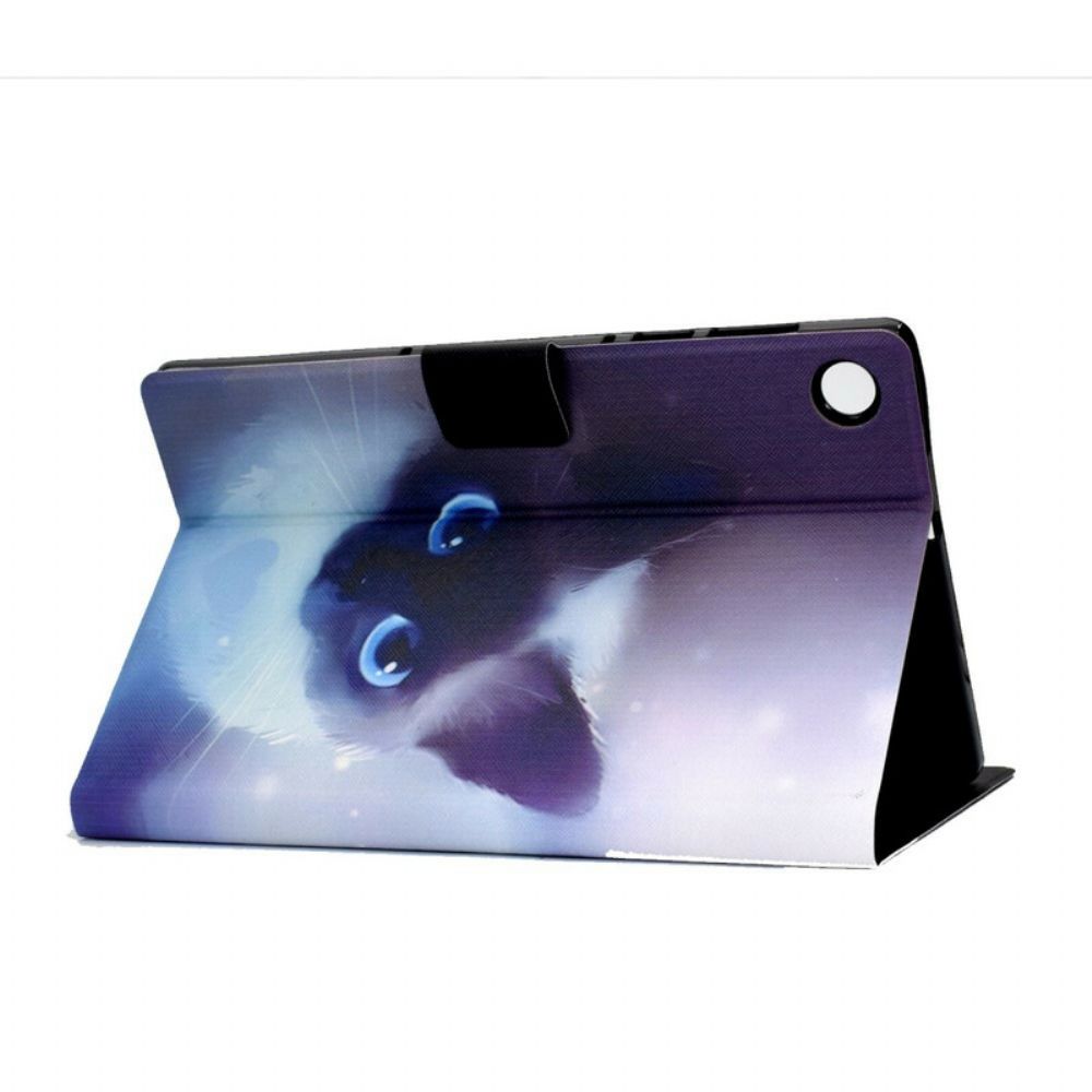 Flip Case Für Huawei MatePad T 8 Blauäugige Katze