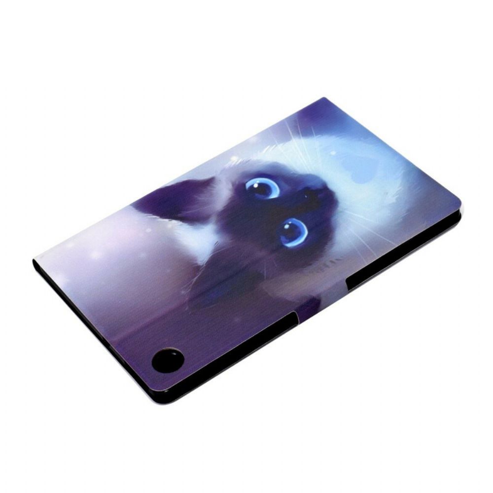 Flip Case Für Huawei MatePad T 8 Blauäugige Katze