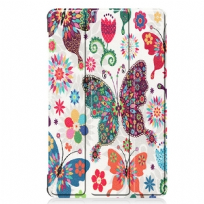 Schutzhülle Für Huawei MatePad T 8 Retro Schmetterlinge Und Blumen