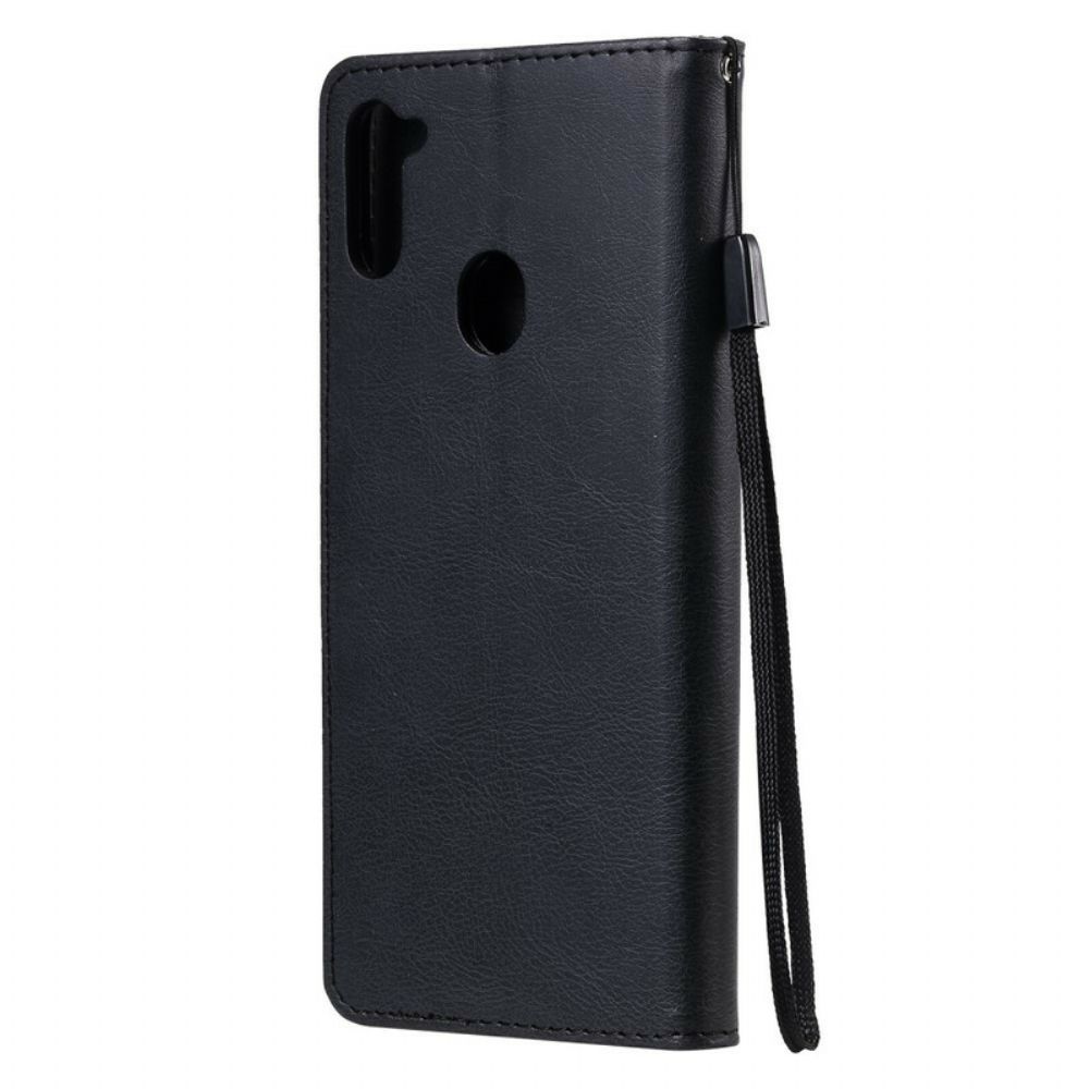 Flip Case Für Samsung Galaxy M11 Standard Kunstleder