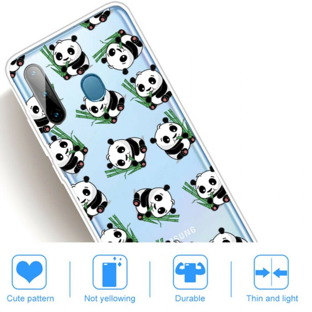 Handyhülle Für Samsung Galaxy M11 Top Pandas Spaß