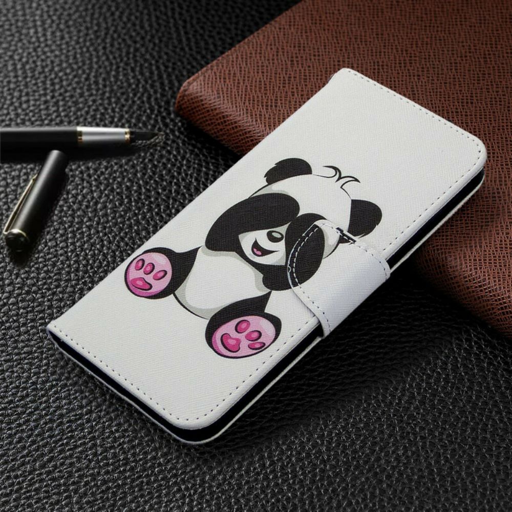 Lederhüllen Für Samsung Galaxy M11 Panda-spaß