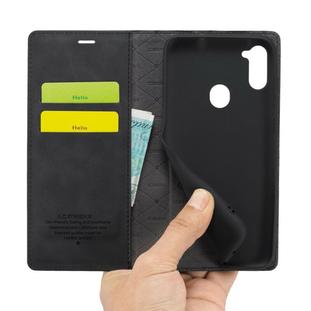 Schutzhülle Für Samsung Galaxy M11 Flip Case Lc.imeeke Ledereffekt