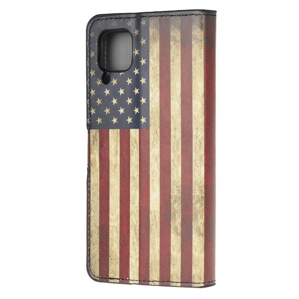 Flip Case Für Huawei P40 Lite Amerikanische Flagge