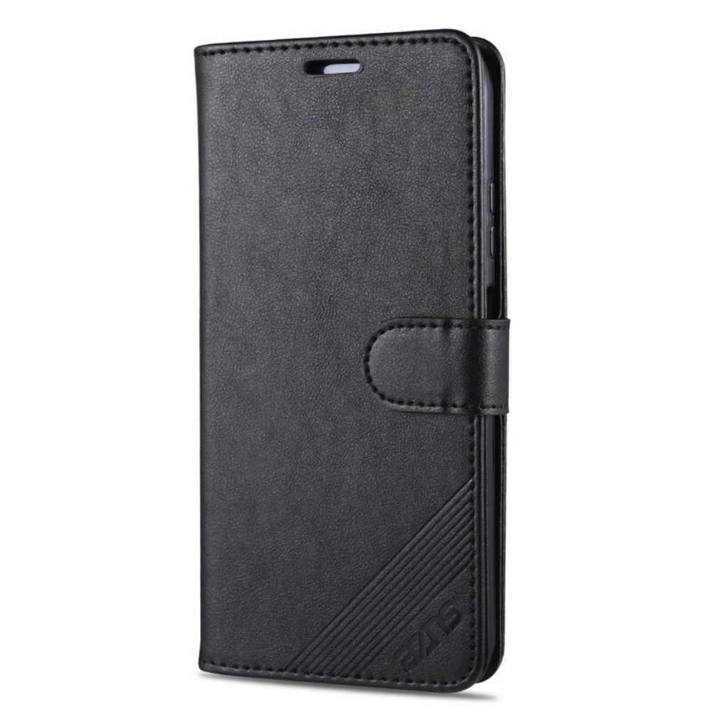 Flip Case Für Huawei P40 Lite Azns Kunstleder