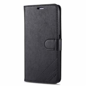 Flip Case Für Huawei P40 Lite Azns Kunstleder