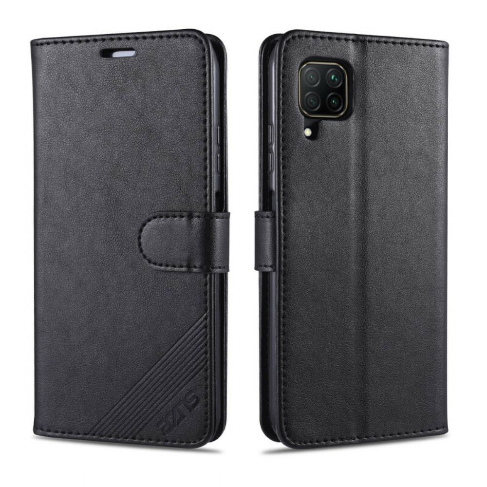 Flip Case Für Huawei P40 Lite Azns Kunstleder