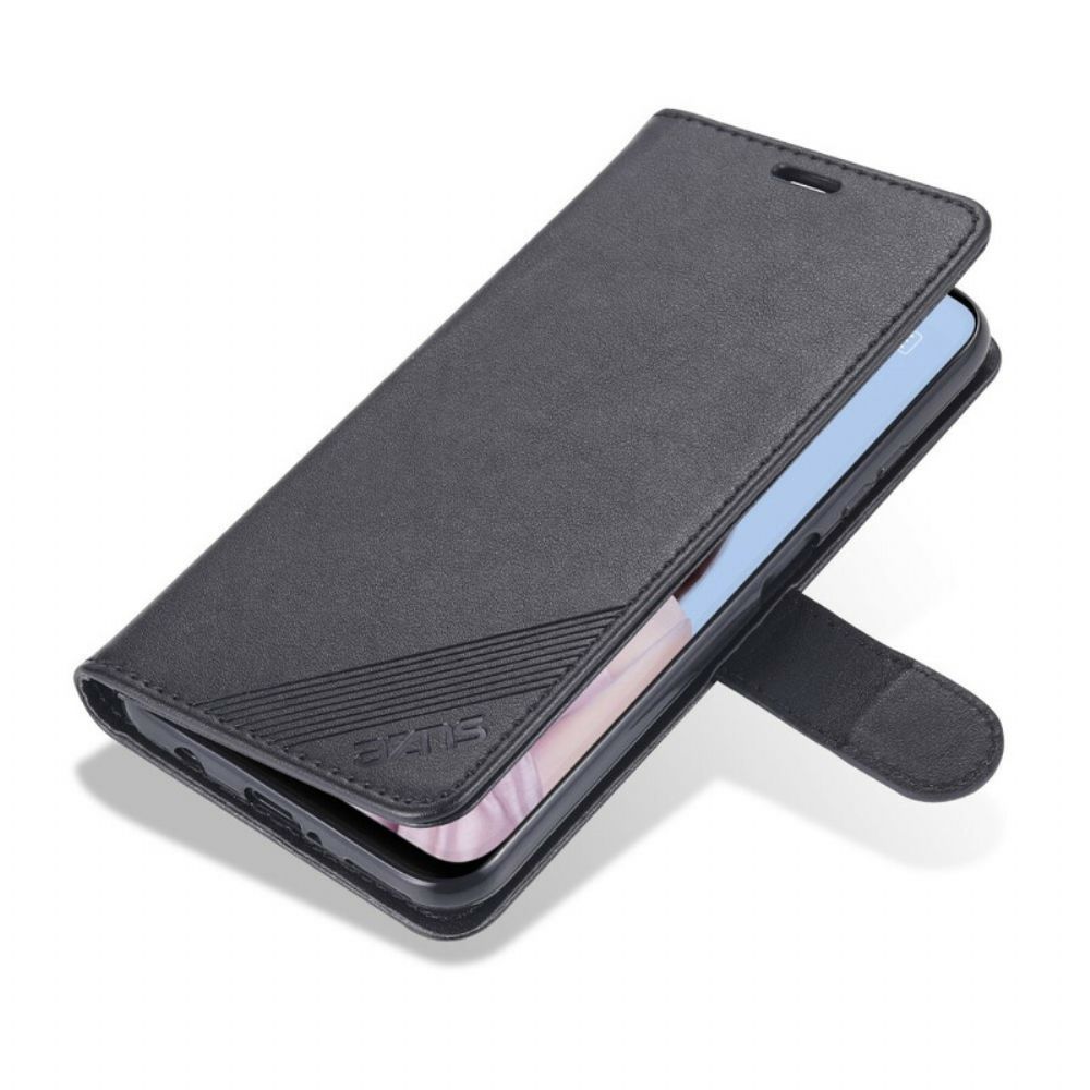 Flip Case Für Huawei P40 Lite Azns Kunstleder