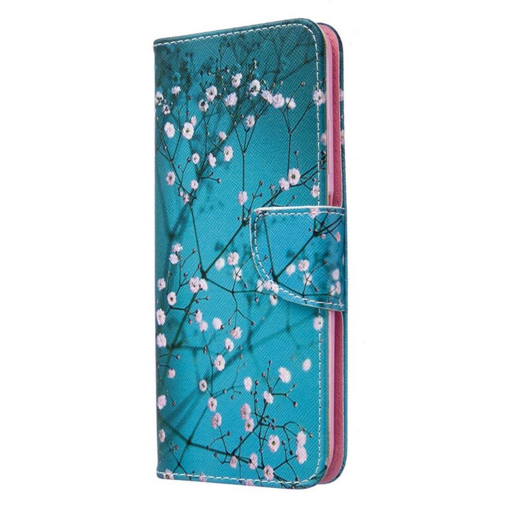 Flip Case Für Huawei P40 Lite Blühender Baum