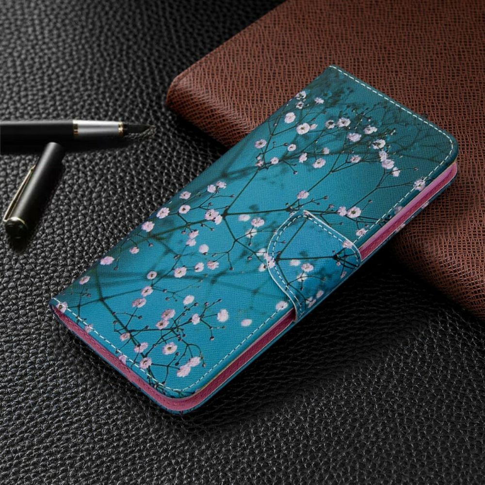 Flip Case Für Huawei P40 Lite Blühender Baum