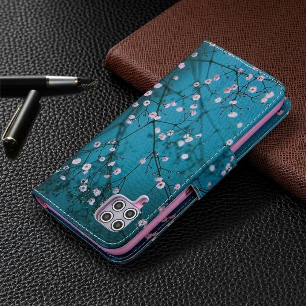 Flip Case Für Huawei P40 Lite Blühender Baum