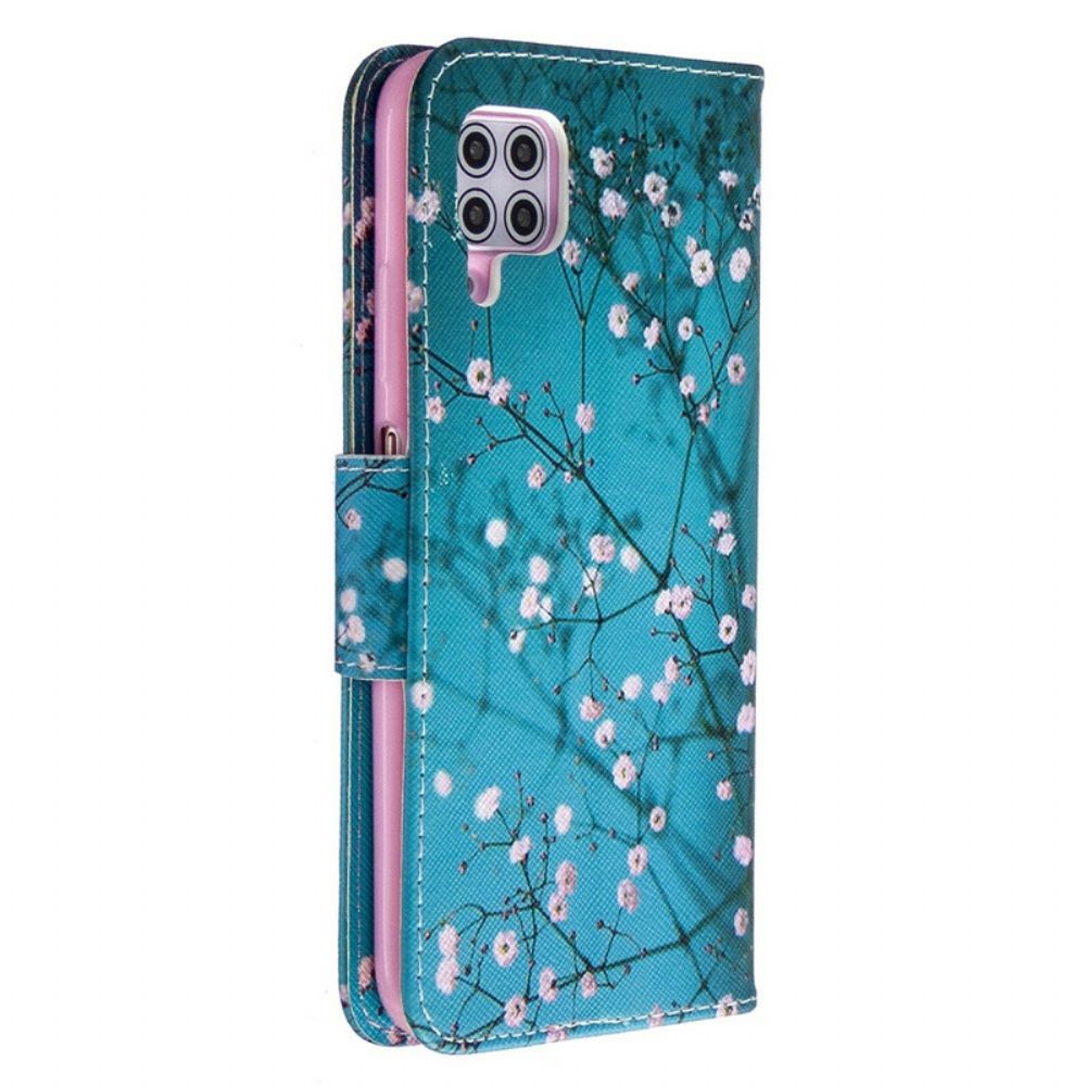 Flip Case Für Huawei P40 Lite Blühender Baum