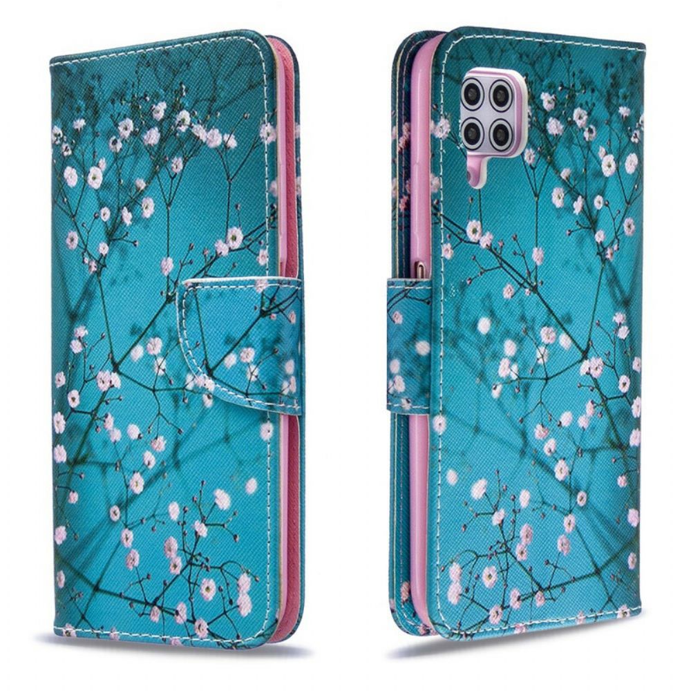 Flip Case Für Huawei P40 Lite Blühender Baum