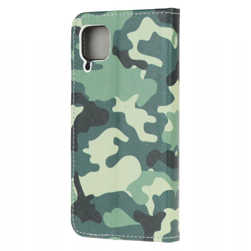 Flip Case Für Huawei P40 Lite Militärische Tarnung