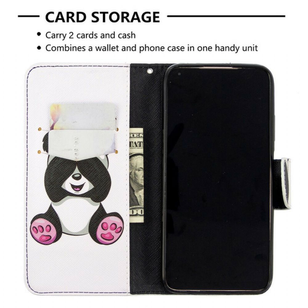 Flip Case Für Huawei P40 Lite Panda-spaß