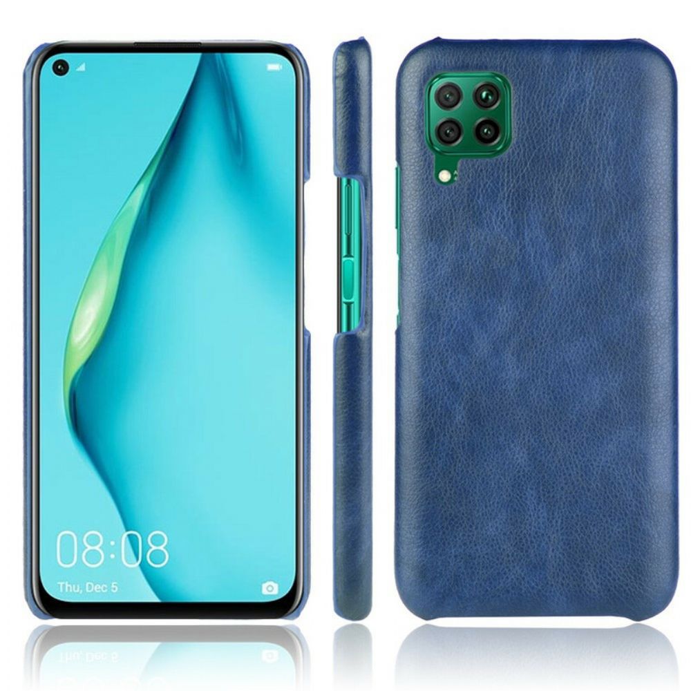 Handyhülle Für Huawei P40 Lite Performance Litschi-leder-effekt