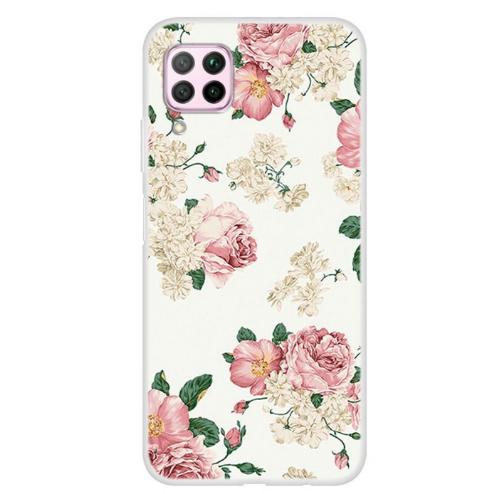 Hülle Für Huawei P40 Lite Freiheitsblumen