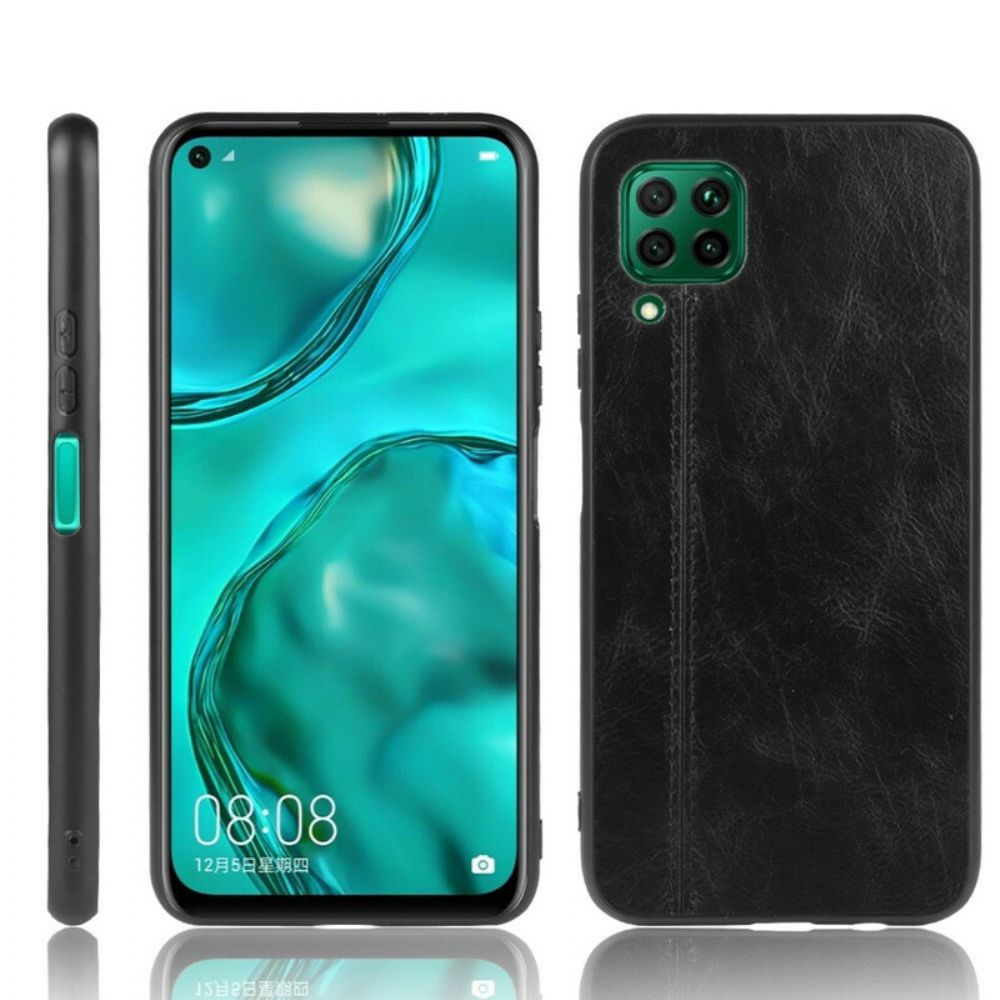 Hülle Für Huawei P40 Lite Style Ledernähte