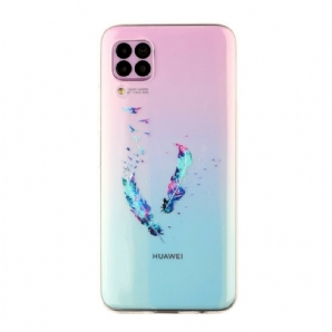 Hülle Für Huawei P40 Lite Transparente Federn