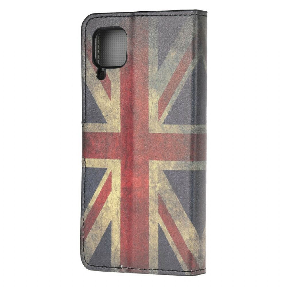 Lederhüllen Für Huawei P40 Lite England-flagge