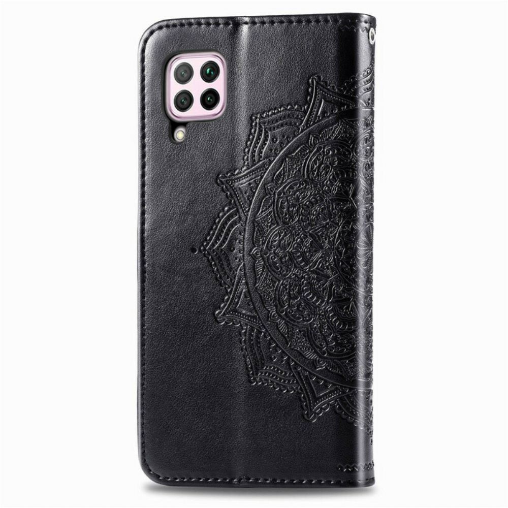 Lederhüllen Für Huawei P40 Lite Mandala Aus Dem Mittelalter