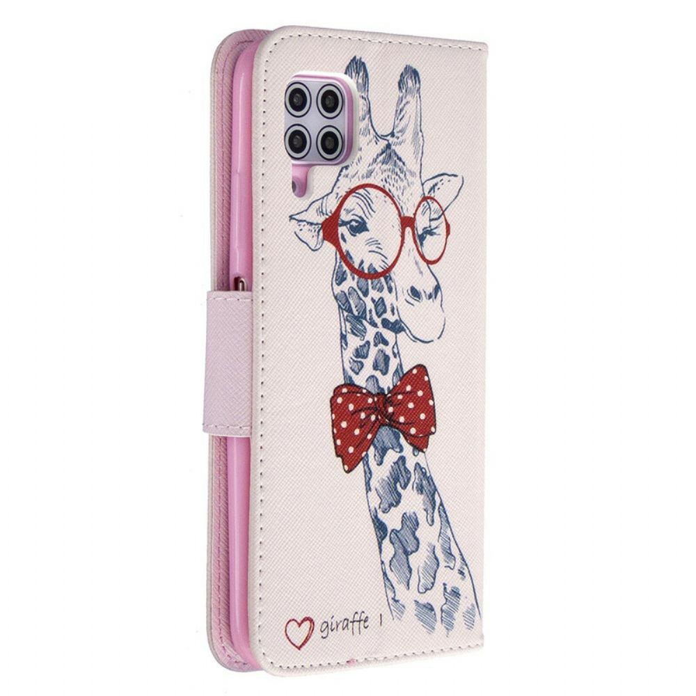 Lederhüllen Für Huawei P40 Lite Nerdige Giraffe