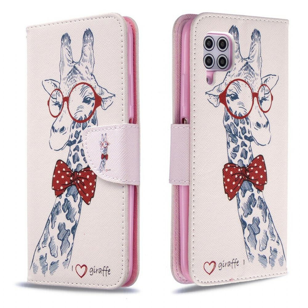 Lederhüllen Für Huawei P40 Lite Nerdige Giraffe