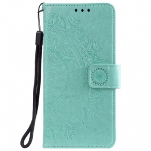 Lederhüllen Für Huawei P40 Lite Sonnen-mandala