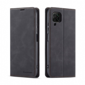 Schutzhülle Für Huawei P40 Lite Flip Case Ledereffekt Vorw