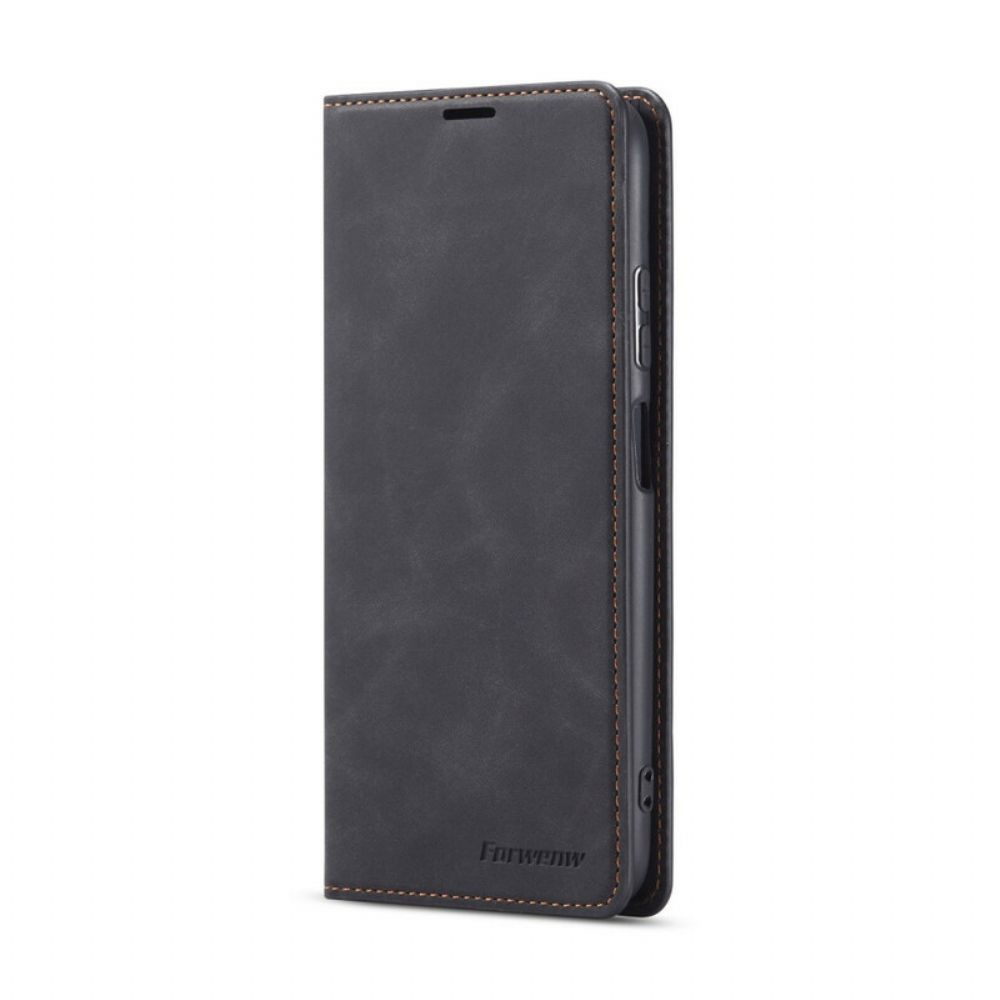 Schutzhülle Für Huawei P40 Lite Flip Case Ledereffekt Vorw