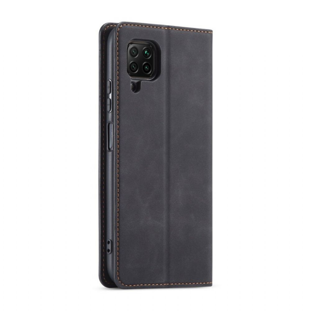 Schutzhülle Für Huawei P40 Lite Flip Case Ledereffekt Vorw