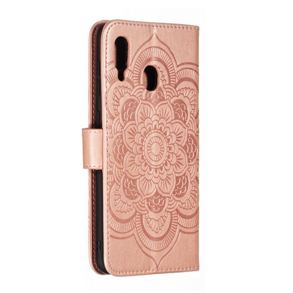 Flip Case Für Samsung Galaxy A30 / A20 Mandala Und Diamanten