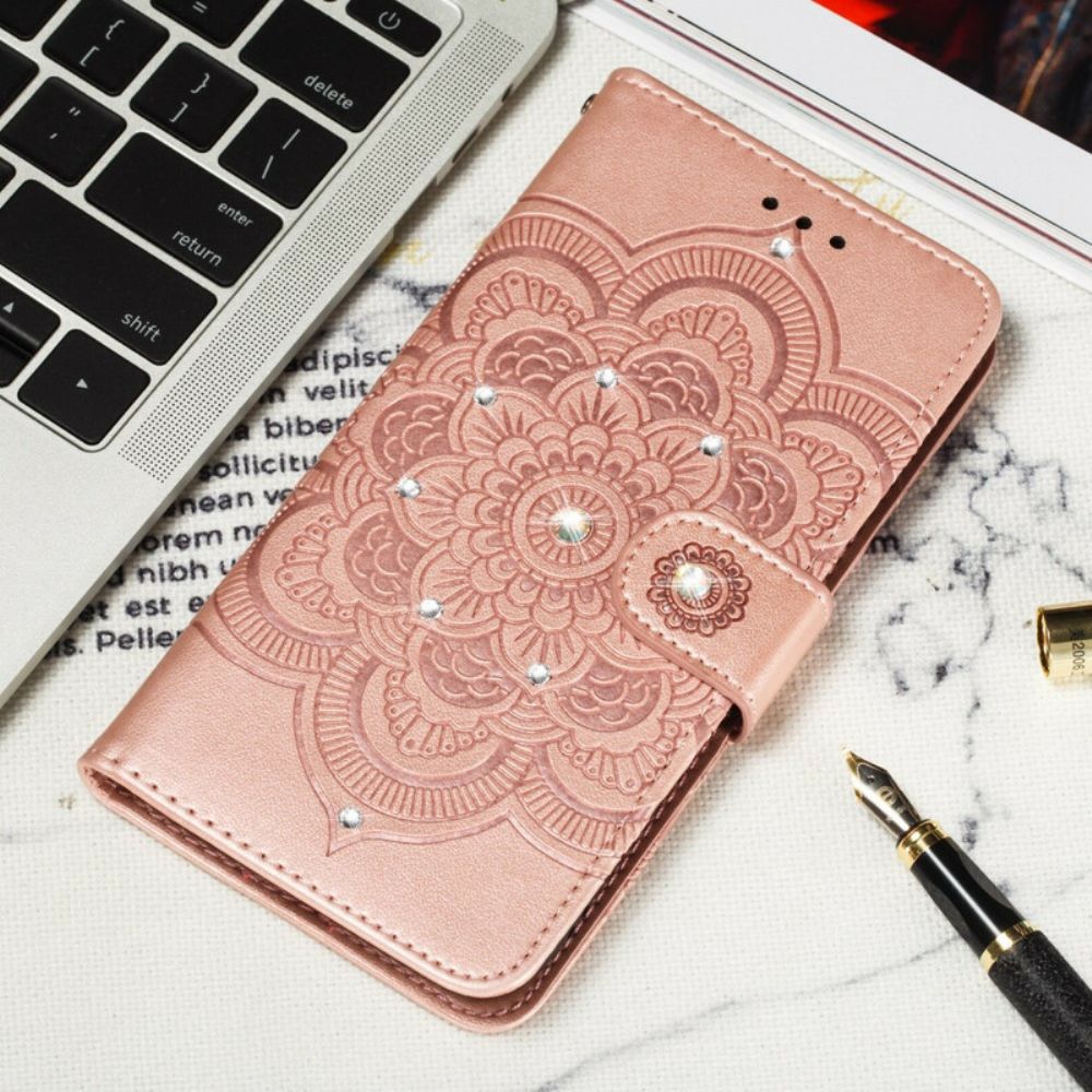 Flip Case Für Samsung Galaxy A30 / A20 Mandala Und Diamanten