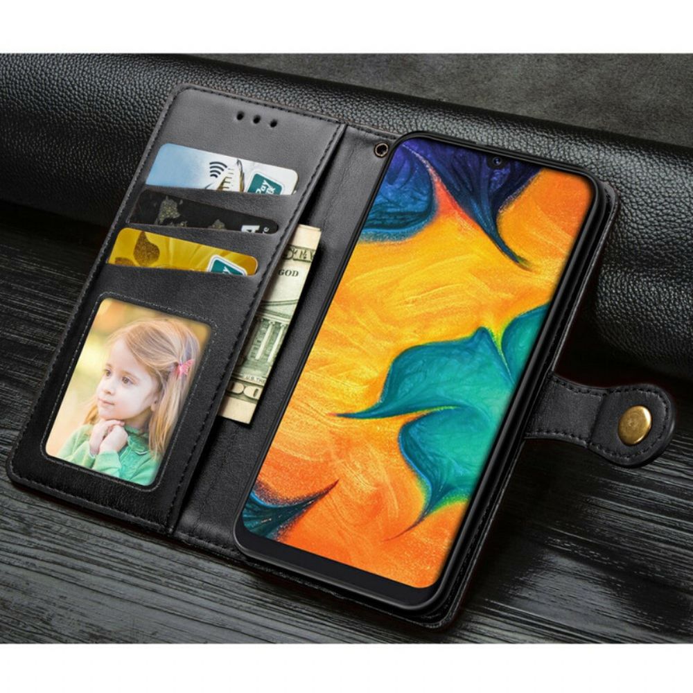 Lederhüllen Für Samsung Galaxy A30 / A20 Business Leder-style