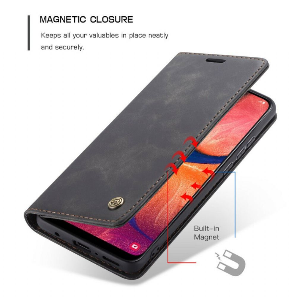 Schutzhülle Für Samsung Galaxy A30 / A20 Flip Case Caseme Kunstleder