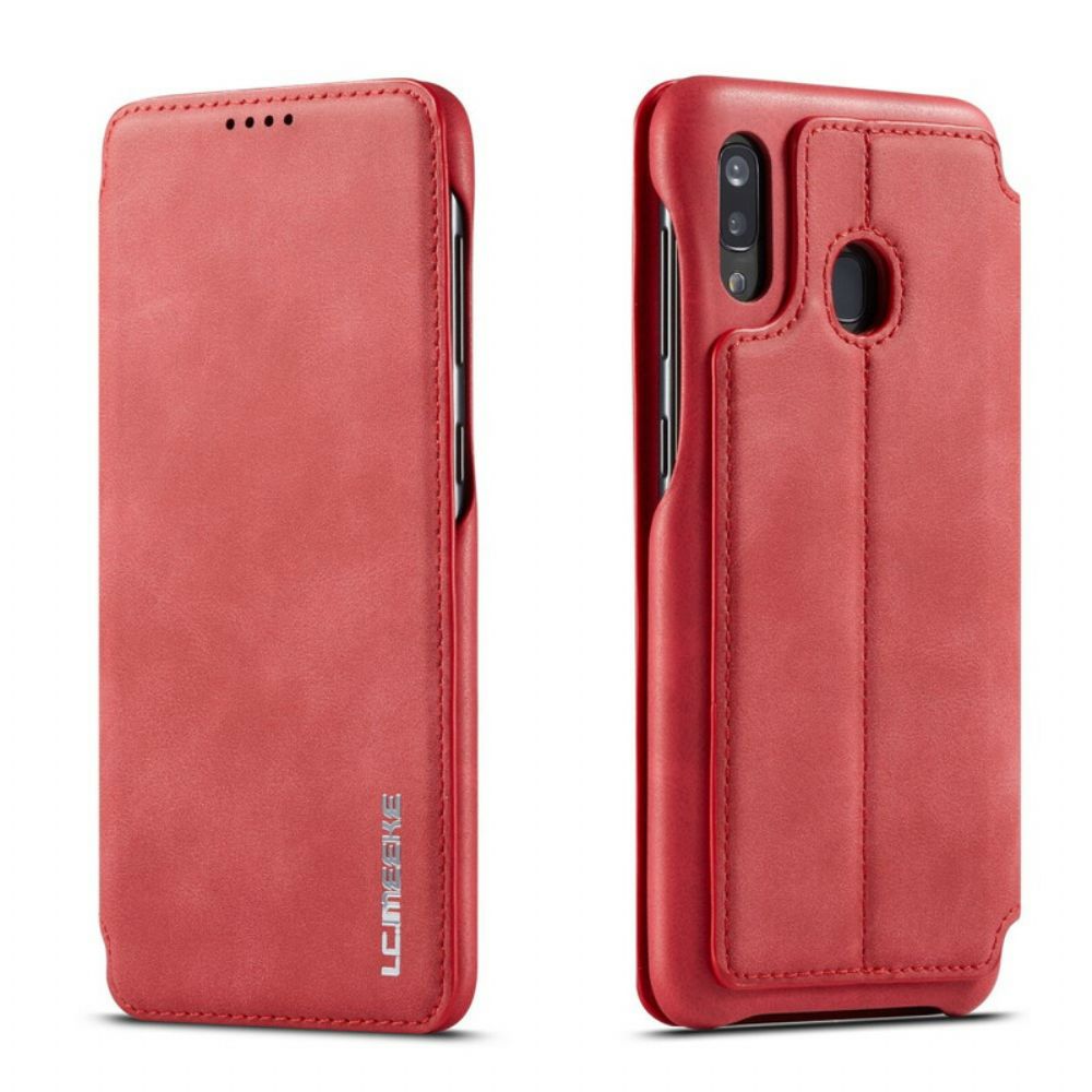 Schutzhülle Für Samsung Galaxy A30 / A20 Flip Case Lc.imeeke Ledereffekt