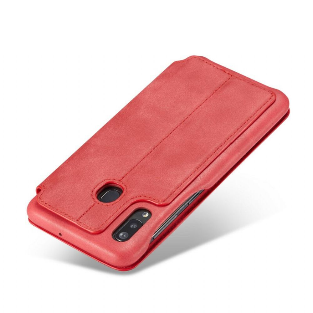 Schutzhülle Für Samsung Galaxy A30 / A20 Flip Case Lc.imeeke Ledereffekt