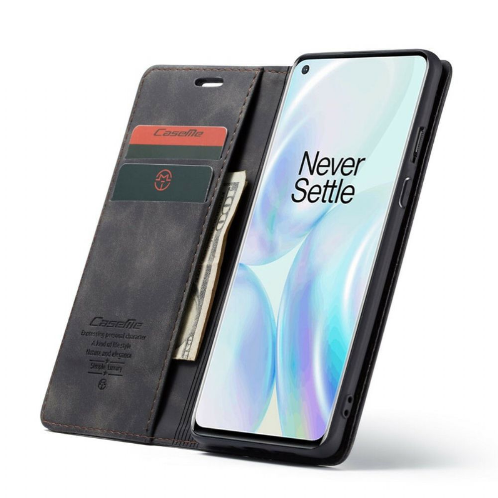 Schutzhülle Für OnePlus 8 Flip Case Caseme Kunstleder