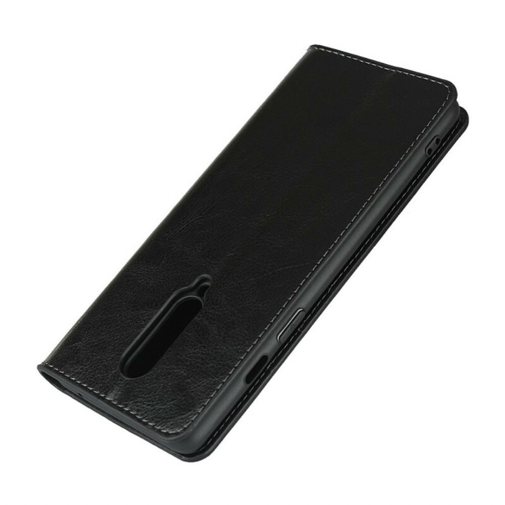 Schutzhülle Für OnePlus 8 Flip Case Echtes Leder