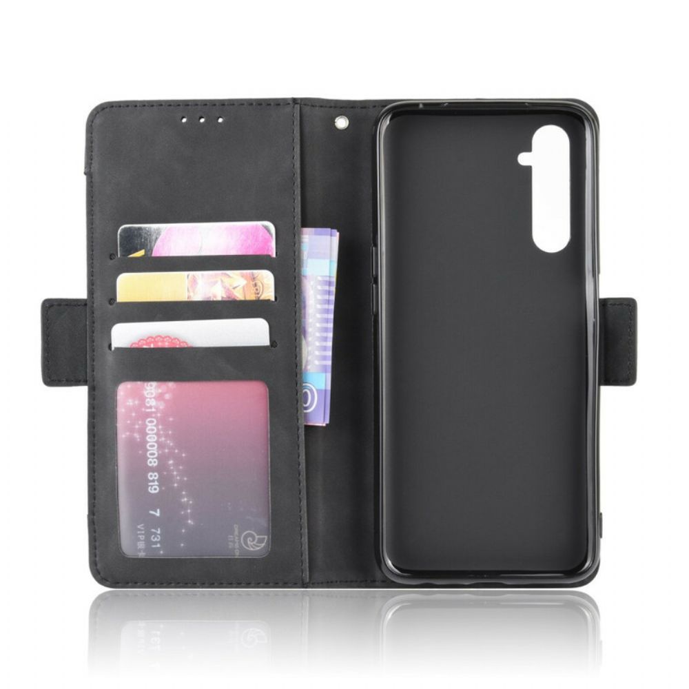 Flip Case Für Realme 6 Erstklassige Multi-karte